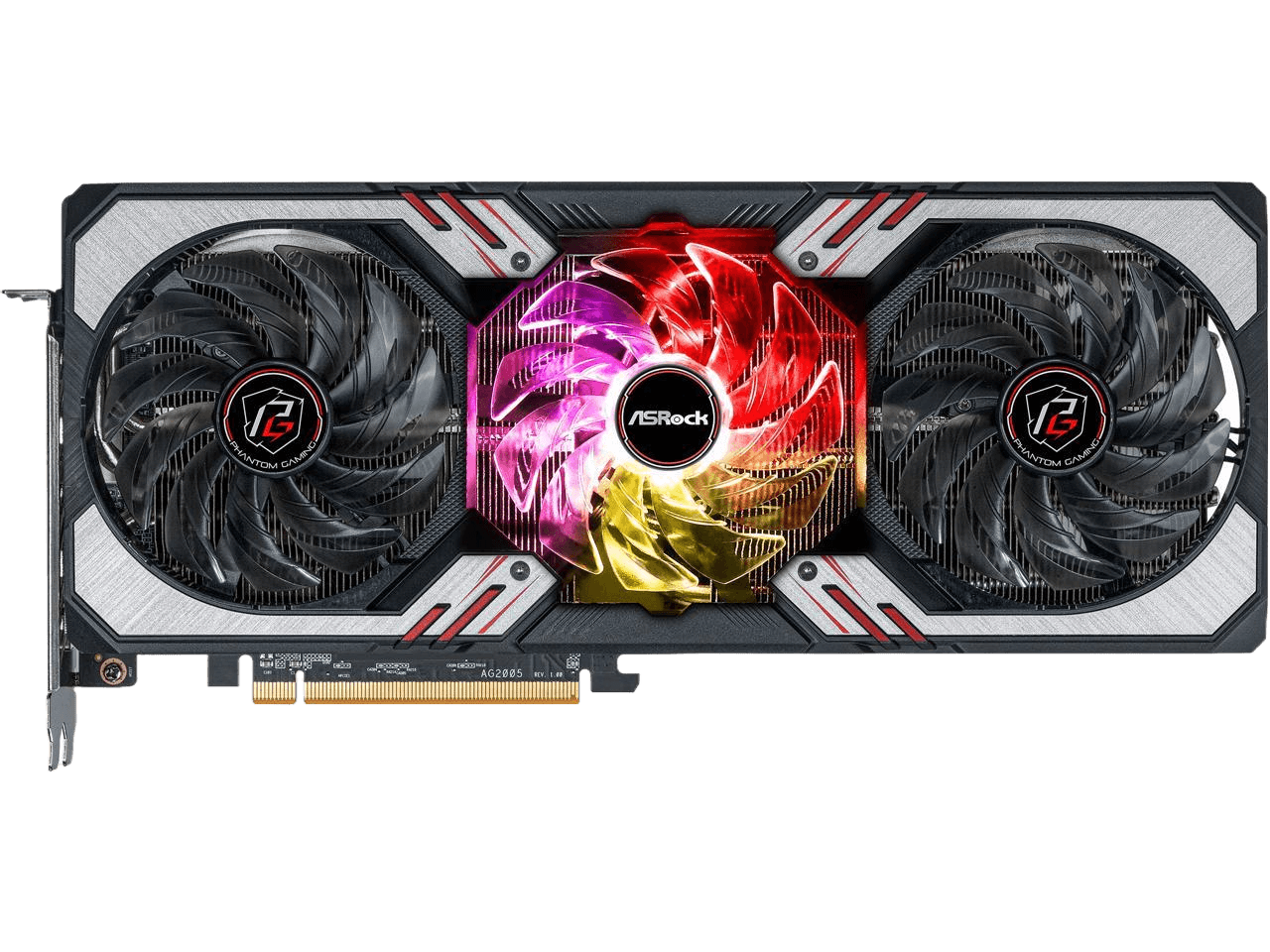 ASRock Radeon RX 6800 Phantom Gaming D Gaming with 16GB GDDR6 AMD RDNA 2 Graphics Card RX6800 PGD 16GO