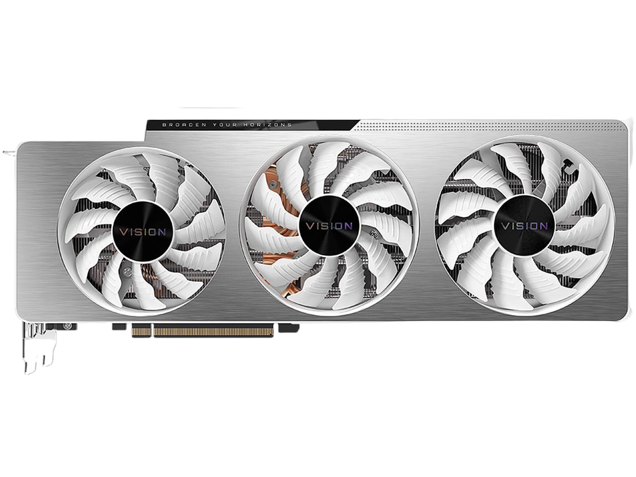 GIGABYTE VISION OC GeForce RTX 3080 Ti 12GB GDDR6X PCI Express 4.0 ATX Video Card GV-N308TVISION OC-12GD