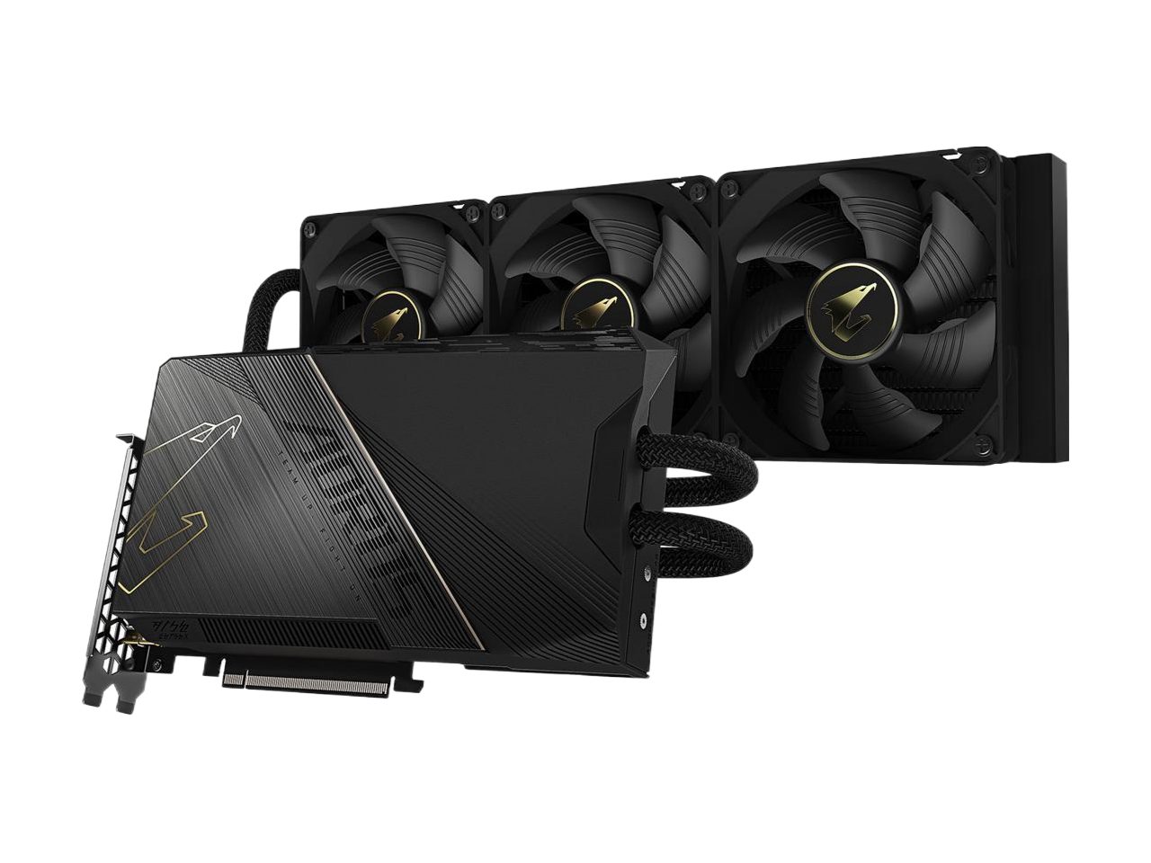 GIGABYTE AORUS GeForce RTX 3090 Ti XTREME WATERFORCE 24GB GDDR6X PCI Express 4.0 ATX Video Card GV-N309TAORUSX W-24GD