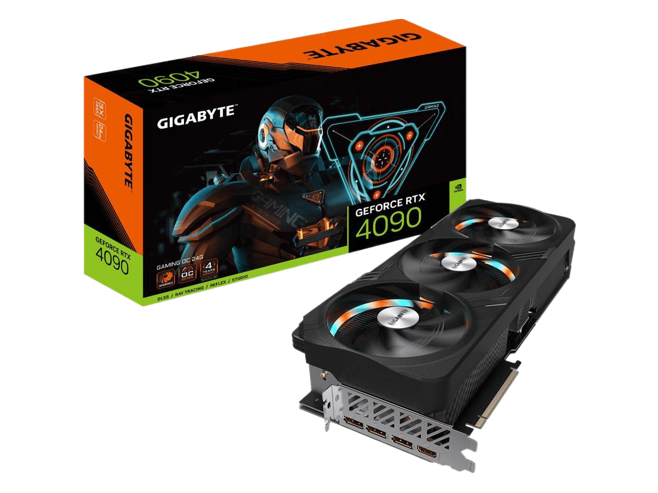 GIGABYTE Gaming GeForce RTX 4090 24GB GDDR6X PCI Express 4.0 x16 ATX Video Card GV-N4090GAMING OC-24GD