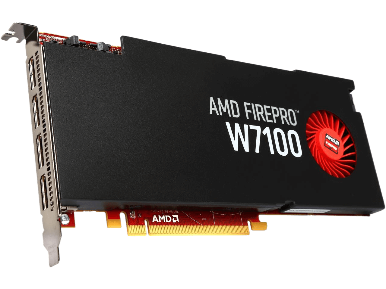 HP AMD FirePro W7100 8GB DPx4 GDDR5 256-bit Workstation Graphics Card 803269-001 J3G93AT