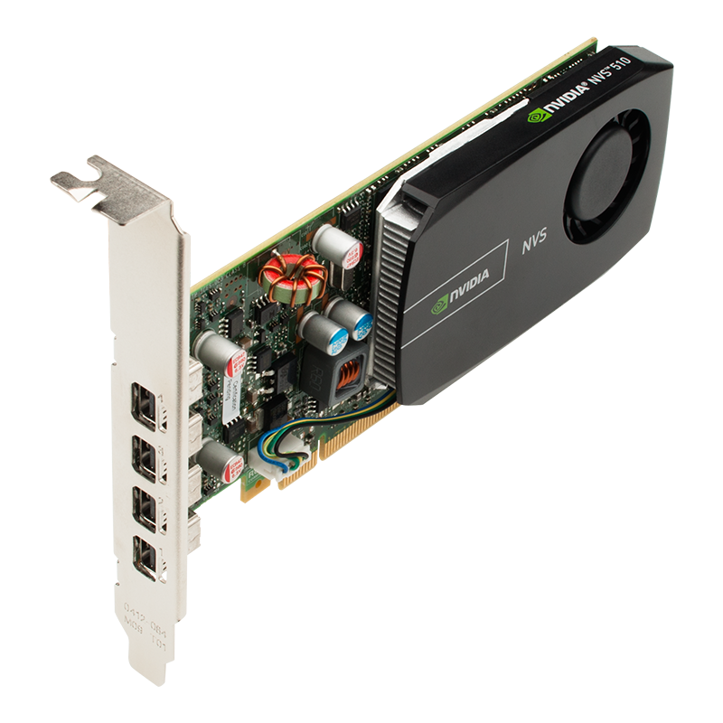 NVIDIA Quadro NVS 510 Memory 2GB DDR3 128-Bit Memory Interface Full Height Graphics Card 701981-001