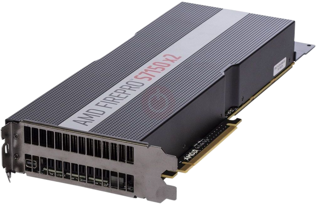AMD FirePro S7150 x2 16GB PCI-E x16 GDDR5 Workstation Graphics Card 100-505951
