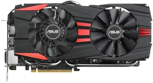 ASUS AMD Radeon R9 290X 4GB GDDR5 512-Bit PCI Express 3.0 HDCP Ready CrossFireX Support Video Card R9290X-DC2OC-4GD5