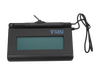Topaz SignatureGem LCD 1x5 T-LBK462 Series Virtual Serial via USB BackLit T-LBK462-BSB-R Signature Capture Pad (Refurbished)