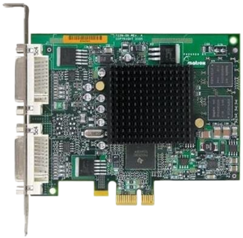 Matrox G550 G55-MDDE32F 32MB PCI Express x1 Workstation Video Card