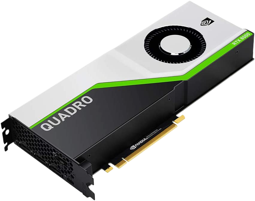 PNY Quadro RTX 8000 48 GB GDDR6 384 bit Bus Width DisplayPort Graphics Card VCQRTX8000-PB