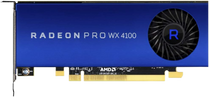 HP AMD Radeon PRO WX 4100 4GB GDDR5 - Pcie 3.0 X16 Low Profile - 4 X Mini Displayport - Promo Graphics Card - For Workstation Z240 Z0B15AT