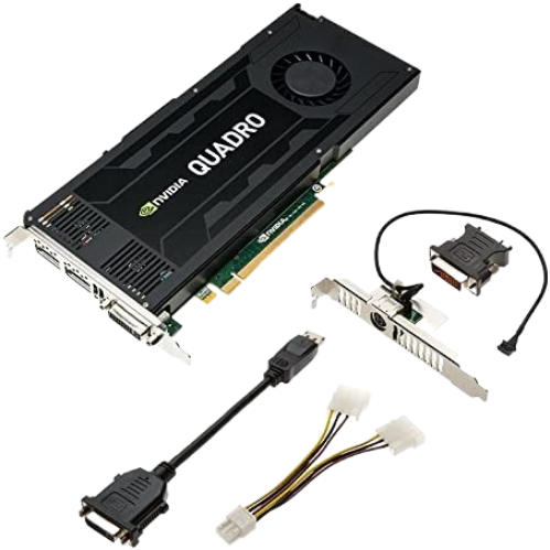 Dell NVIDIA Quadro K4200 4GB GDDR5 Memory PCIe 2.0x16 256-Bit Full Height Bracket Graphics Card J4F85