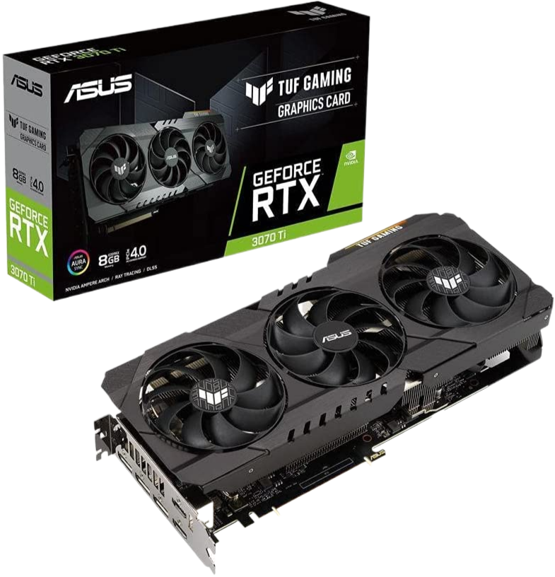 ASUS TUF Gaming GeForce RTX 3070 Ti OC Edition 8GB GDDR6X PCI Express 4.0 Video Card TUF-RTX3070TI-O8G-GAMING
