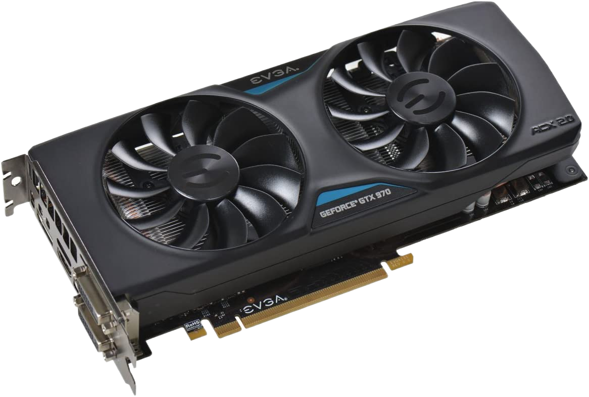 EVGA GeForce Cooling Graphics Card GTX 970 4GB SC GAMING ACX 2.0