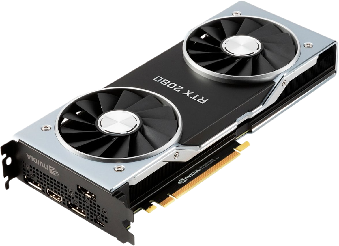 NVIDIA GeForce RTX 2080 Founders Edition 8GB GDDR6 PCI Express 3.0 Graphics Card 9001G1802500000