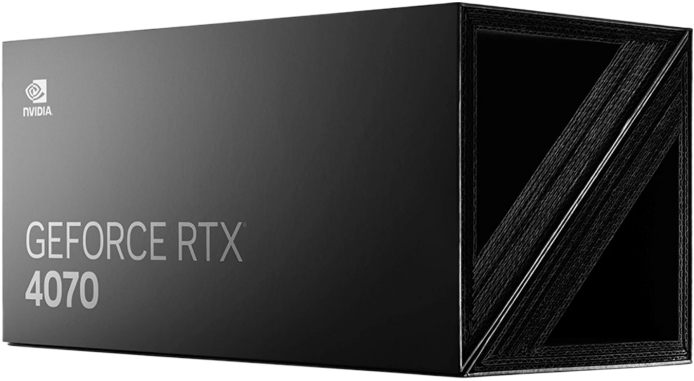 NVIDIA GeForce RTX 4070 12GB GDDR6X Titanium Black Graphics Card 900-1G141-2544-000