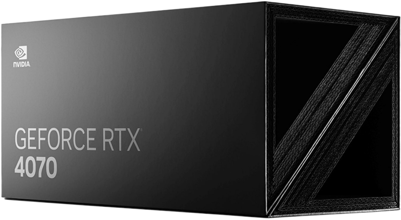 NVIDIA GeForce RTX 4070 Founders Edition 12GB GDDR6X Titanium Black Graphics Card 900-1G141-2544-000