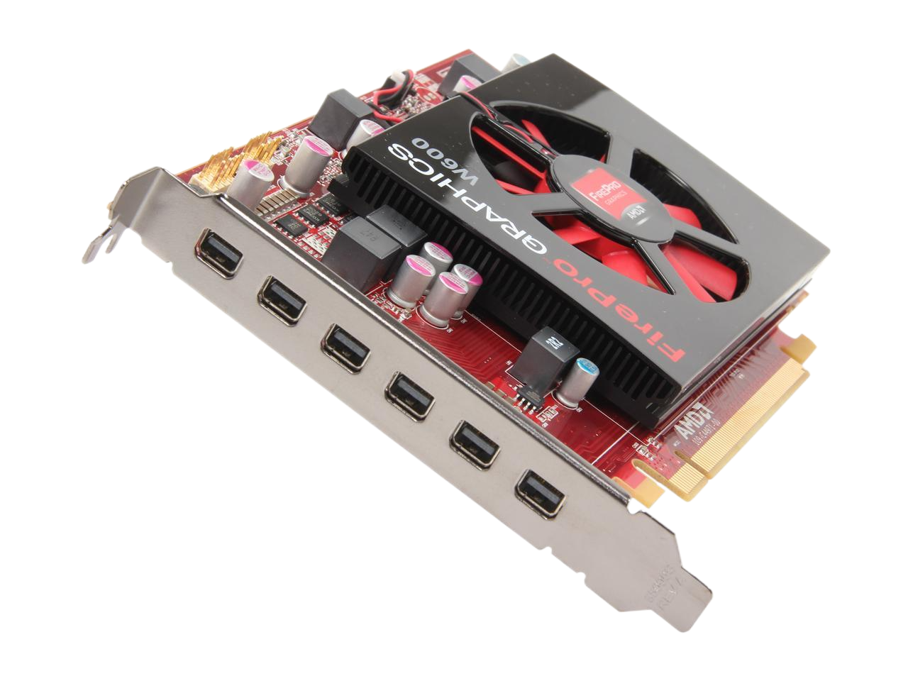 AMD ATI FirePro W600 2GB GDDR5 PCIE 6x mini TC PVM Workstation Graphics Card 100-505746