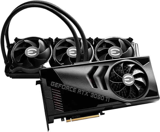 EVGA GeForce RTX 3090 Ti FTW3 ULTRA HYBRID GAMING, 24G-P5-4988-KR, 24GB GDDR6X Video Card