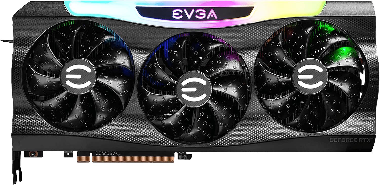 EVGA GeForce RTX 3070 Ti FTW3 ULTRA GAMING 8GB GDDR6X iCX3 Technology ARGB LED Metal Backplate Video Card 08G-P5-3797-KL