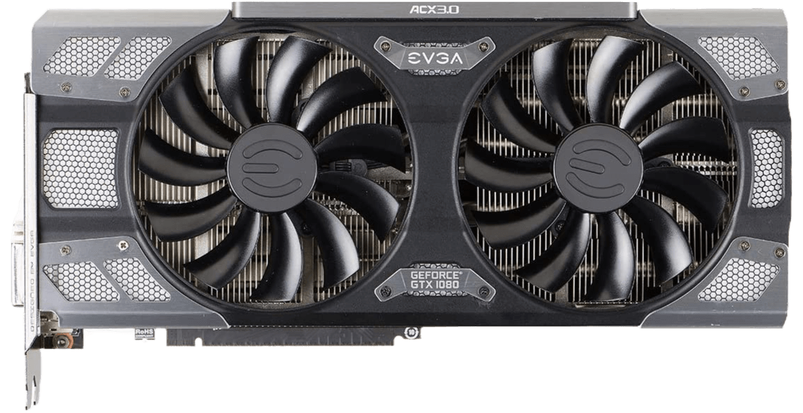 EVGA GeForce GTX 1080 FTW GAMING ACX 3.0 8GB GDDR5X RGB LED 10CM DX12 OSD Support (PXOC) Video Graphics Card 08G-P4-6286-KR