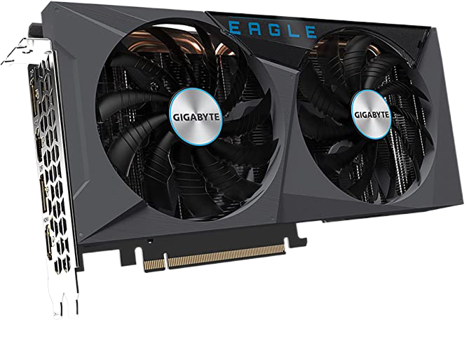 GIGABYTE GeForce RTX 3060 Ti Eagle OC 8G REV2.0 LHR 8GB 256-bit GDDR6 Video Card GV-N306TEAGLE OC-8GD