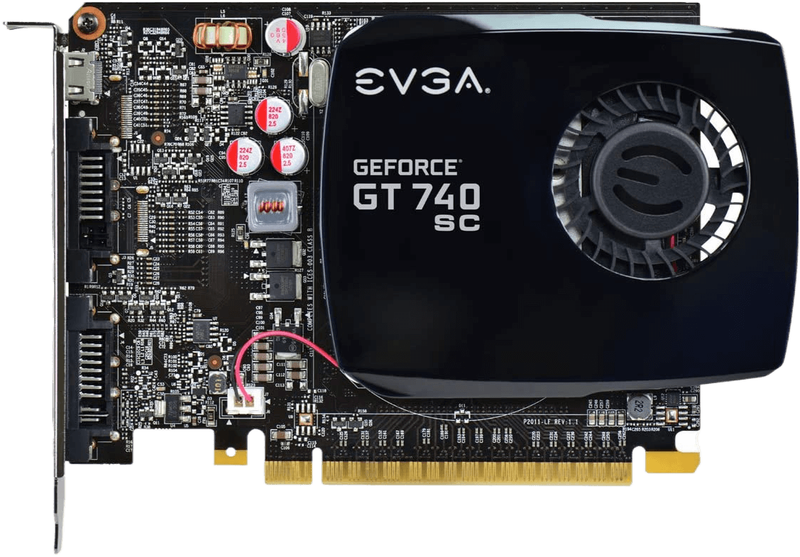 EVGA NVIDIA GeForce GT 740 Superclocked 4GB DDR3 2DVI/Mini HDMI pci-e Video Card 04G-P4-2744-KR