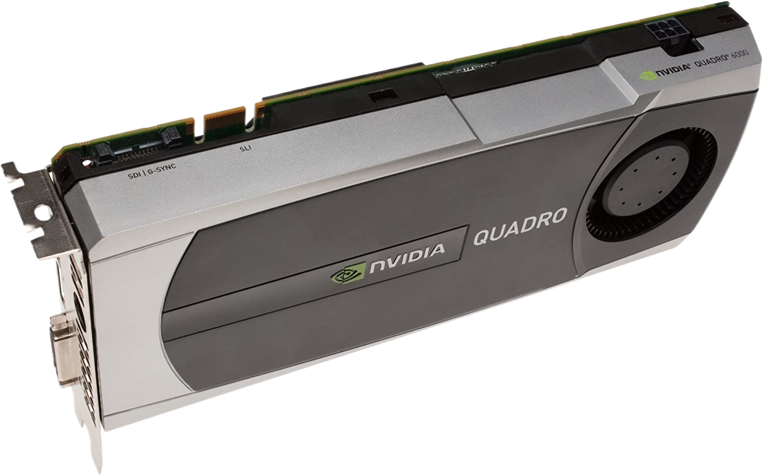 Dell NVIDIA Quadro 6000 6GB DVI 2x DisplayPort PCI Express x16 GDDR5 Sli Graphics Card X3FY3