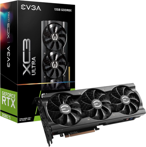 EVGA GeForce RTX 3080 Ti XC3 ULTRA 12GB GDDR6X LHR Graphics Card 12G-P5-3955-KR
