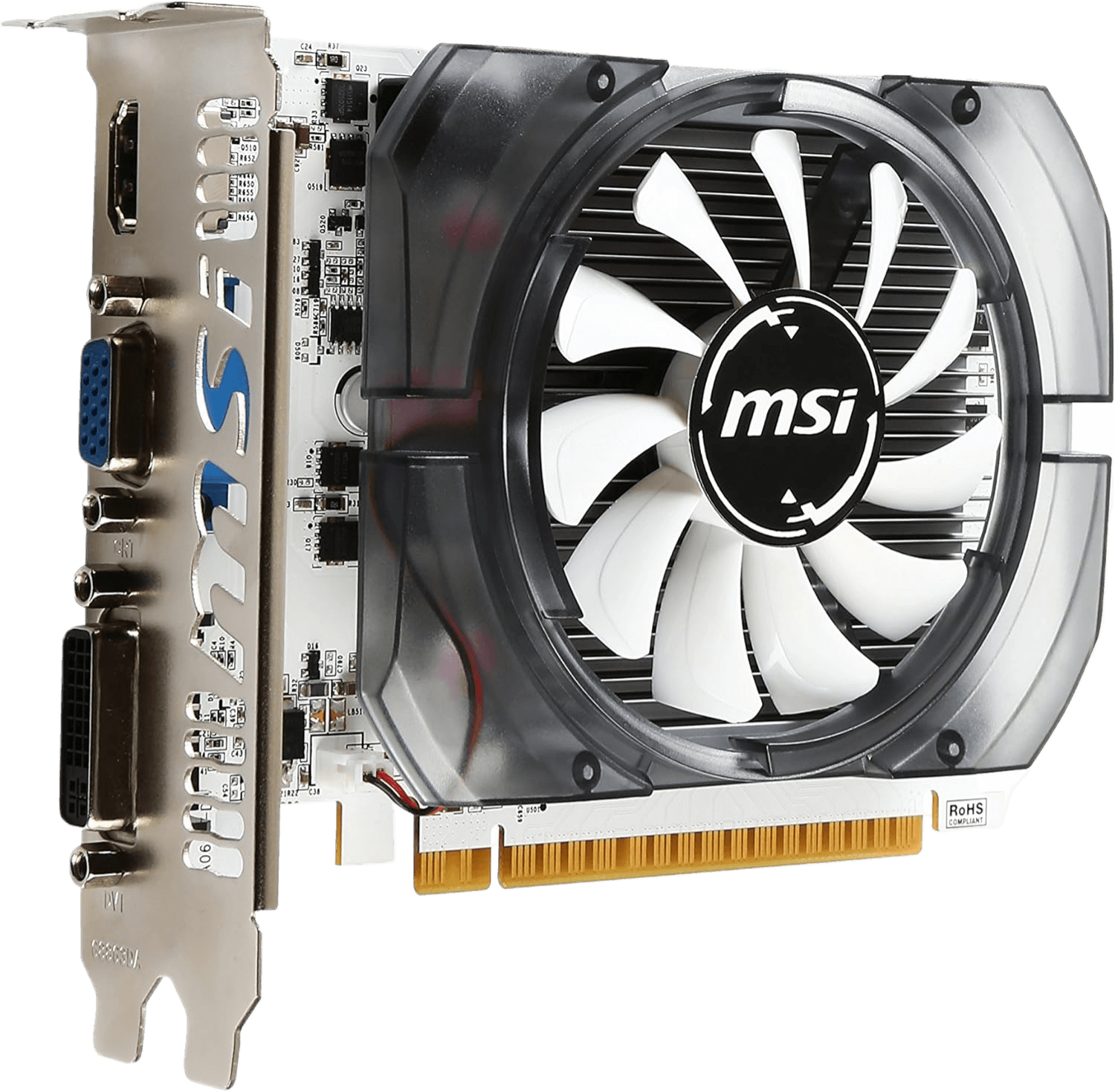 MSI GeForce GT 730 Fermi 2GB DDR3 128-bit DirectX 12 Video Card N730-2GD3V3