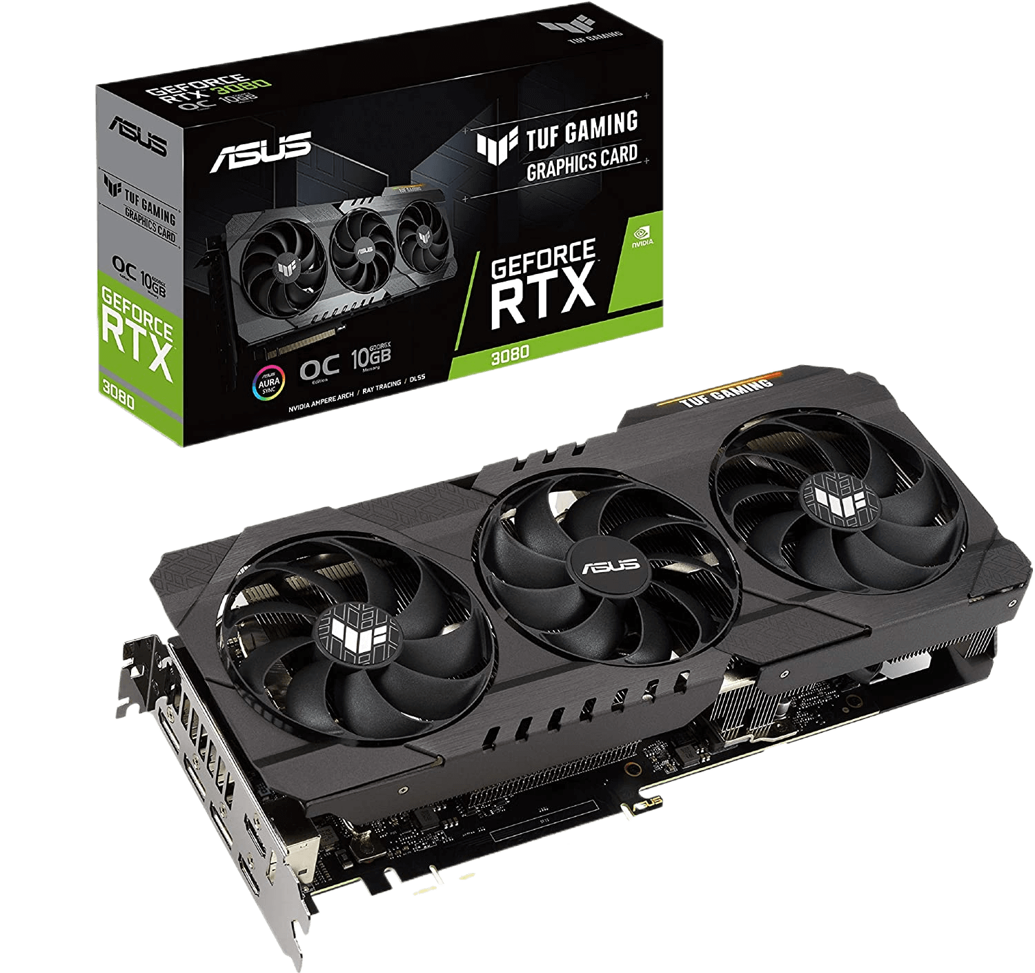 ASUS TUF Gaming GeForce RTX 3080 10GB Video Graphics Card TUF-RTX3080-O10G-GAMING