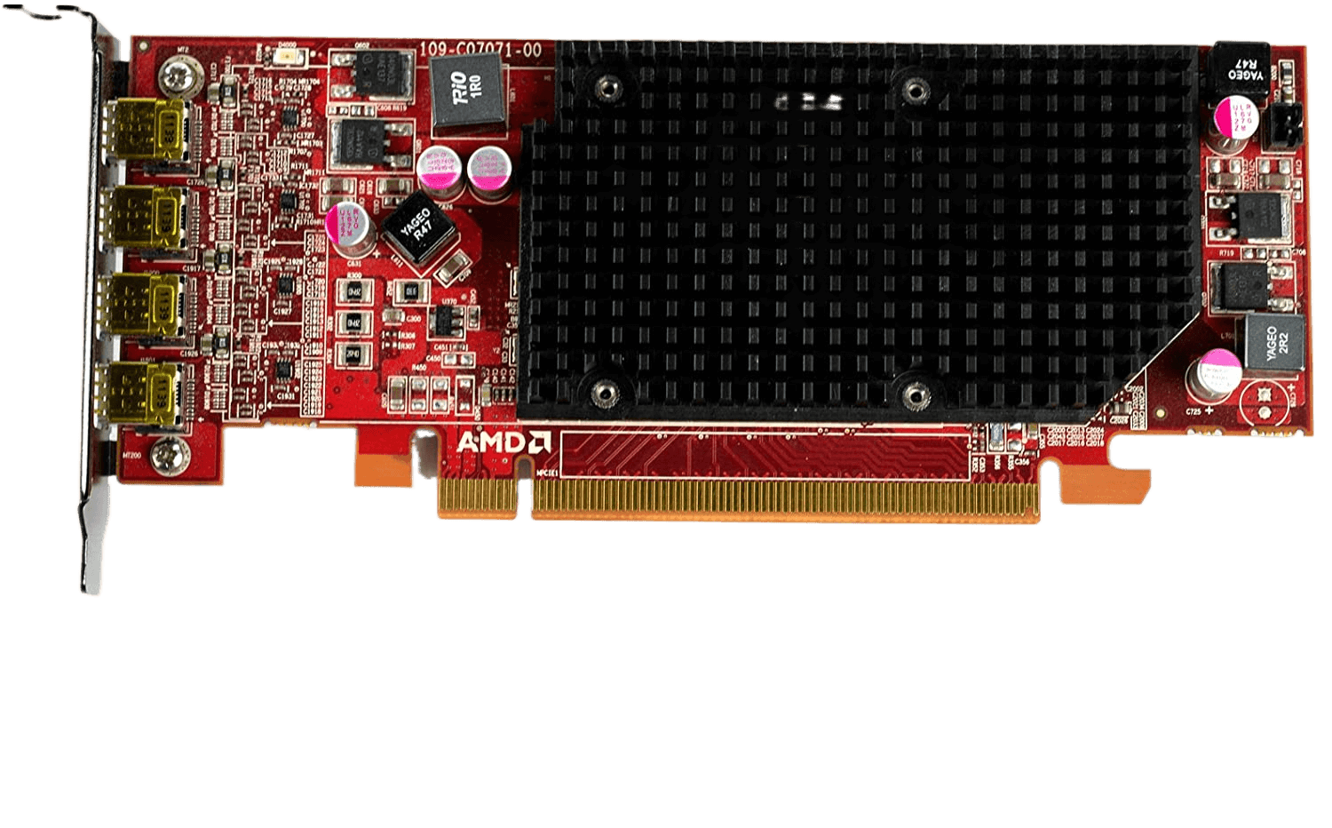 AMD ATI FirePro 2460 512MB Graphics Memory DDR3 4X Mini-DisplayPort Low Profile PCI-Express Workstation Graphics Card 100-505610