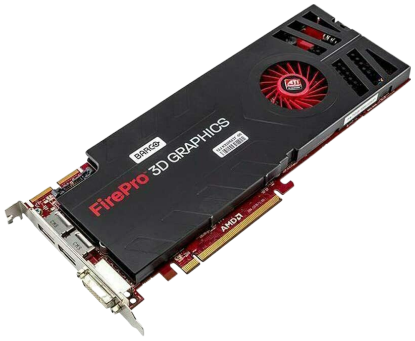 Barco FirePro MXRT-7400 2 GB GDDR5 PCI Express 2.0 x16 Single Slot Space Required Workstation Graphics Card
