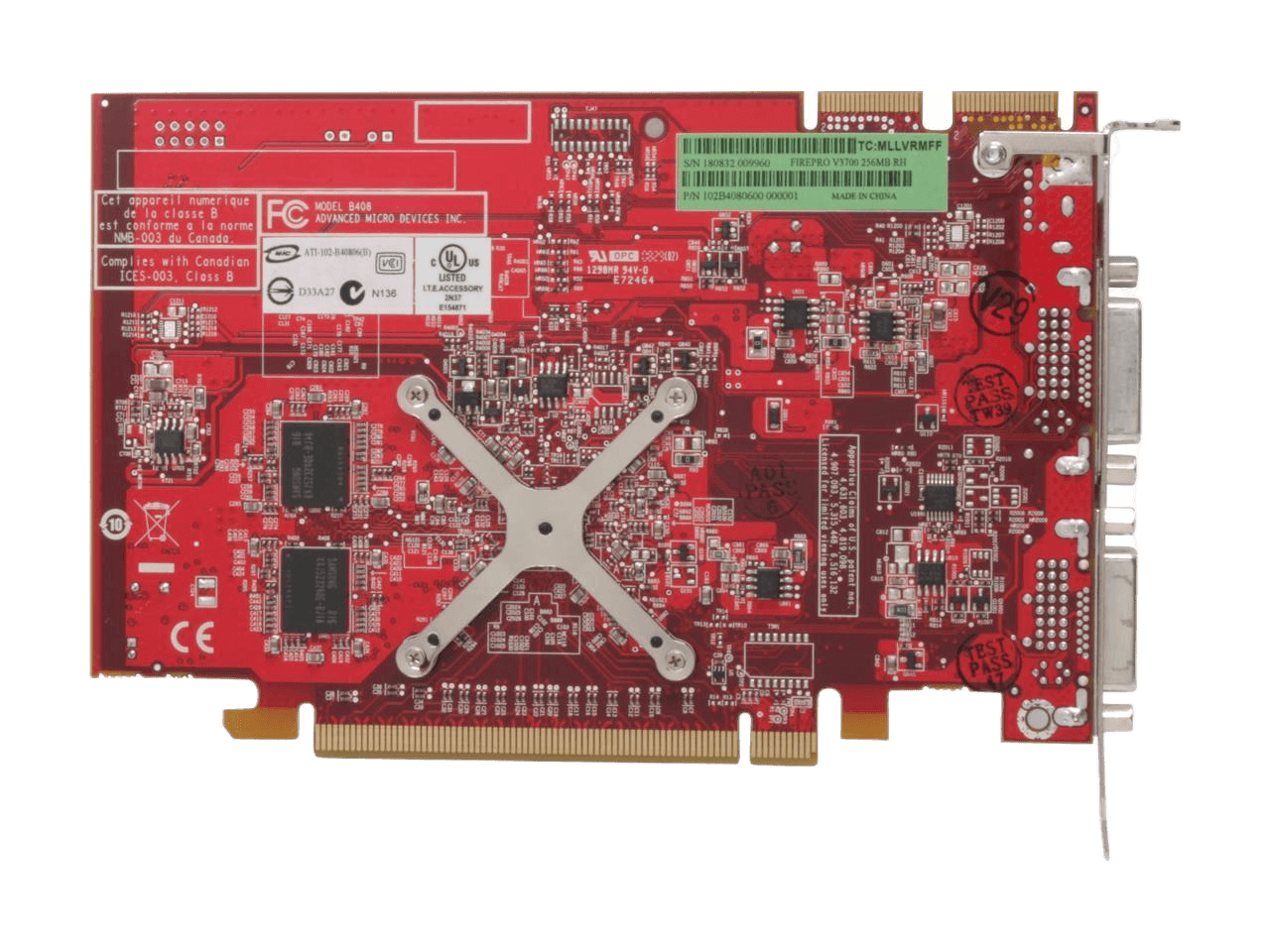 AMD FirePro V3700 256MB PCI Express 2.0 x16 Workstation Video Card 100-505551