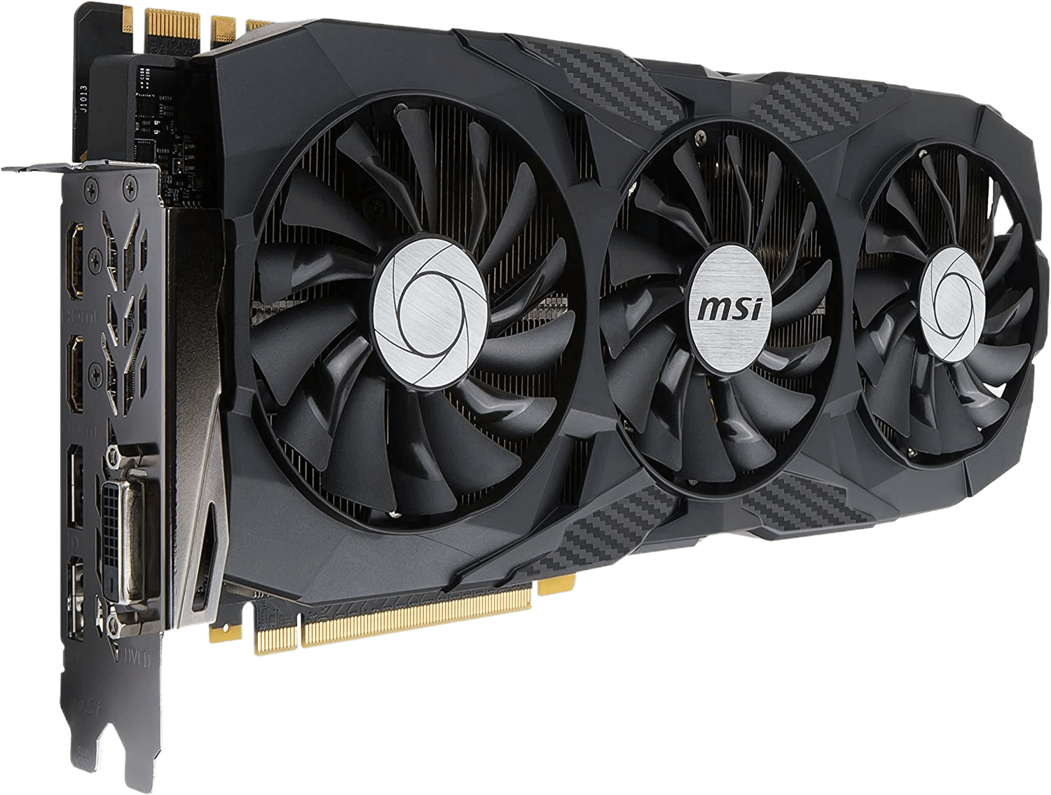 MSI GeForce GTX 1080 DUKE OC 8GB 256-Bit GDDR5X DirectX 12 PCI Express 3.0 x16 HDCP Ready SLI Support Video Card