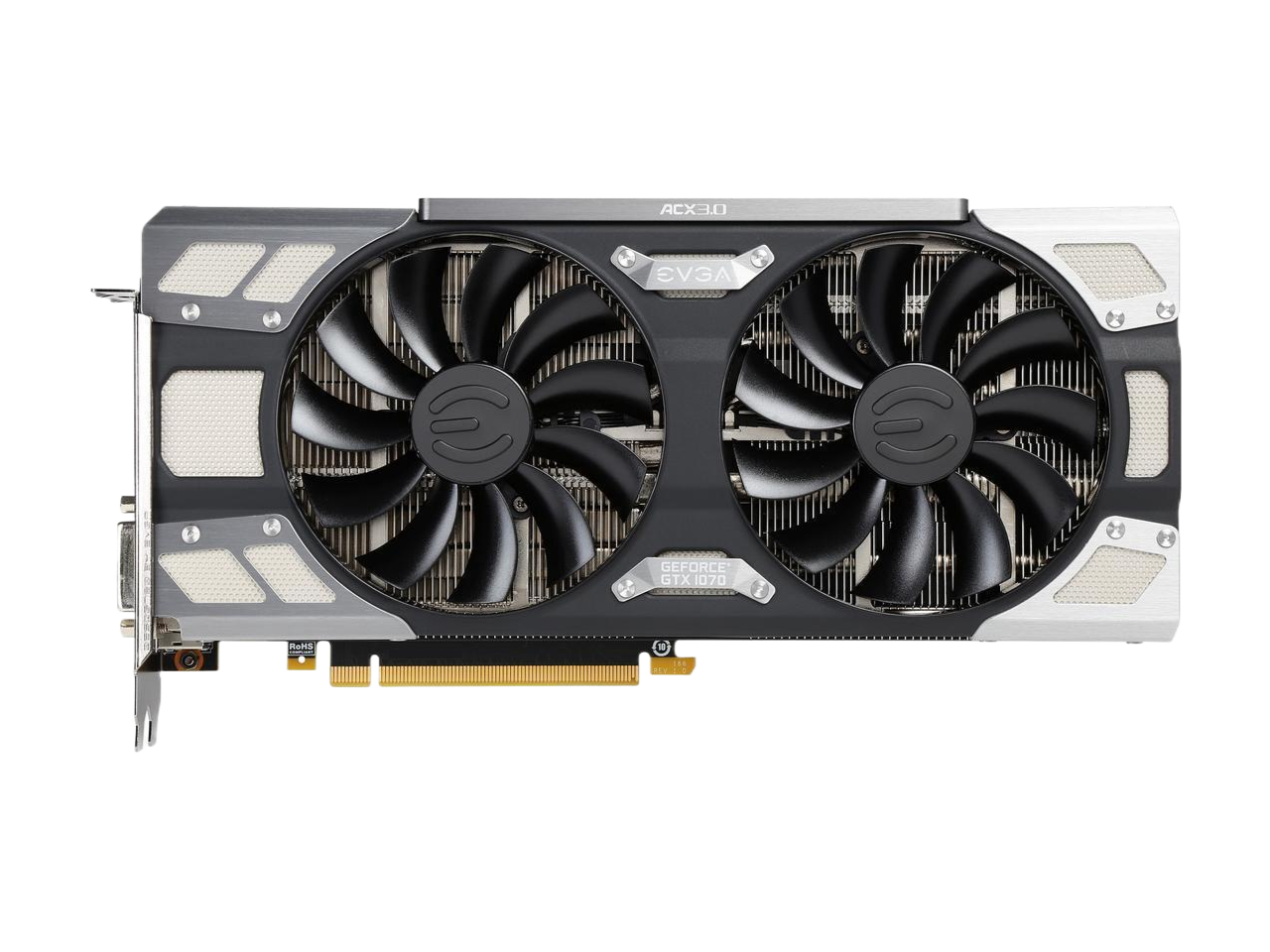 EVGA GeForce GTX 1070 FTW GAMING 8GB GDDR5 ACX 3.0  RGB LED DX12 OSD Support Graphics Card 08G-P4-6276-RX