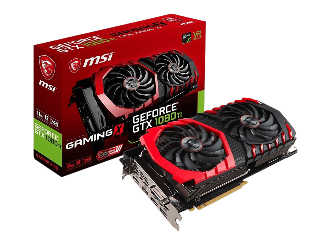 MSI GeFroce GTX 1080 Ti GAMING X 11GB GDRR5X DirectX 12 352-bit VR Ready Graphics Card
