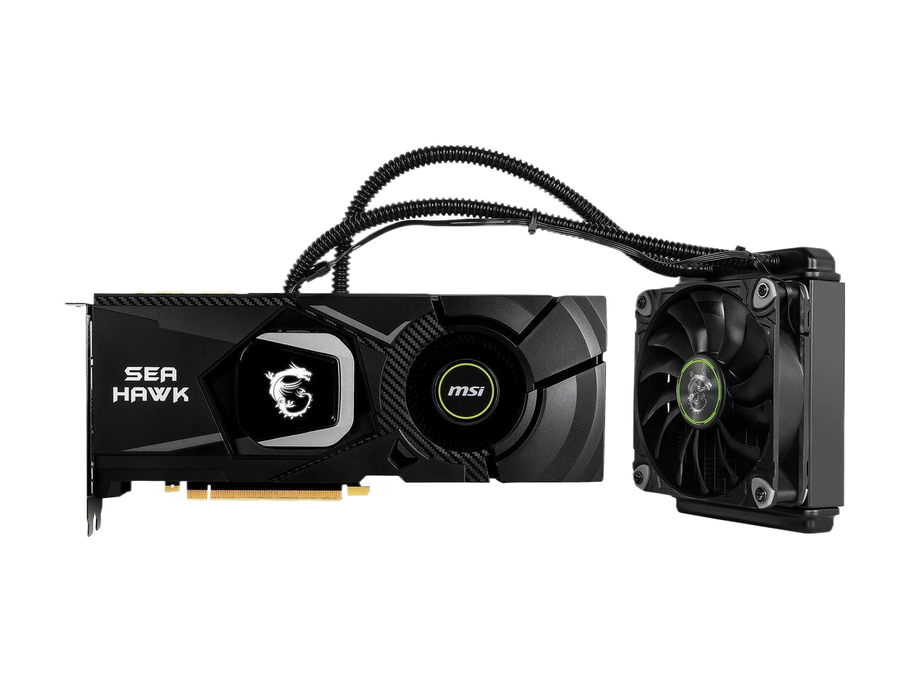 MSI GeForce RTX 2080 Ti SEA Hawk X Gaming 11GB GDRR6 352-bit HDMI/DP/USB Ray Tracing Turing Architecture Liquid Cooling Graphics Card