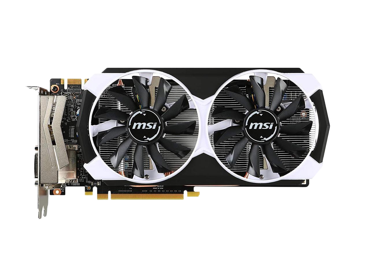 MSI GTX 960 Armor 2X OC 4GB Dual Fan HDCP Ready SLI Support Video Graphics Card