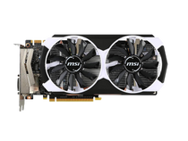 MSI GTX 960 Armor 2X OC 4GB Dual Fan HDCP Ready SLI Support Video Graphics Card