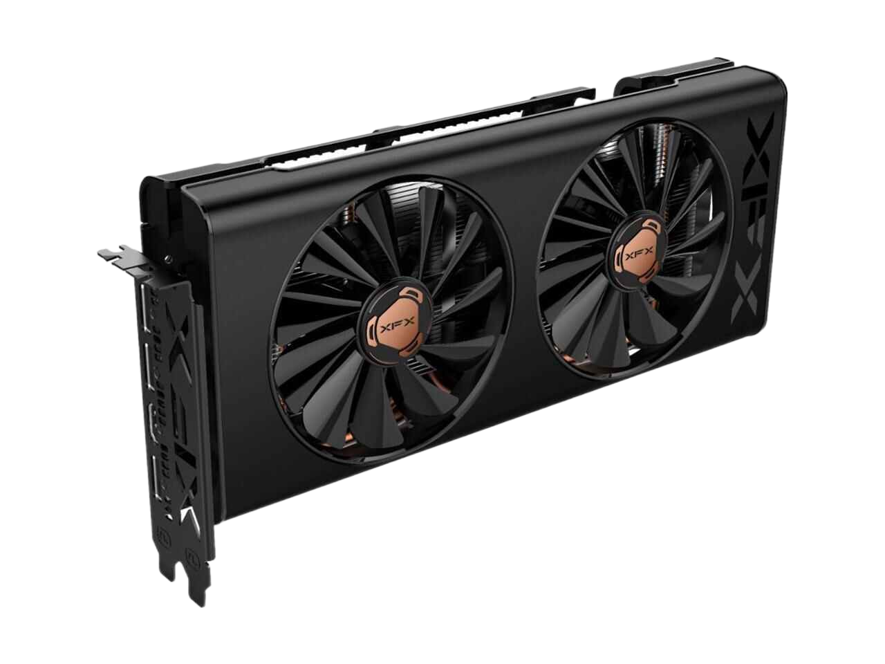 XFX - THICC II Pro AMD Radeon RX 5500 XT 8GB GDDR6 PCI Express 4.0 Graphics Card Black RX-55XT8DFDR
