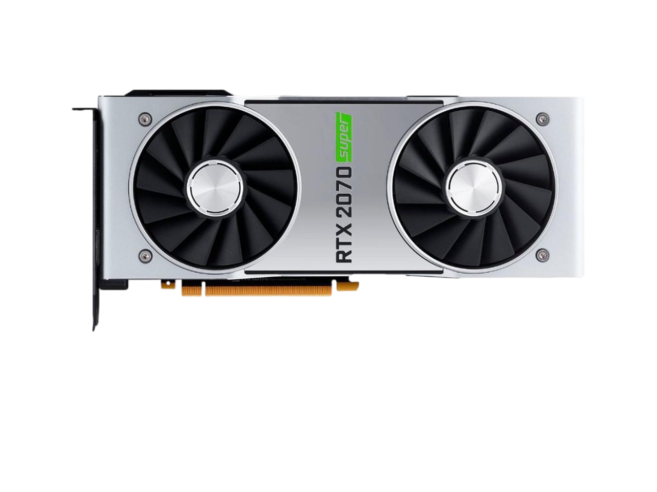 NVIDIA GeForce RTX 2070 Super 8GB GDDR6 PCI Express 3.0 Graphics Card Black/Silver 900-1G180-2510-000