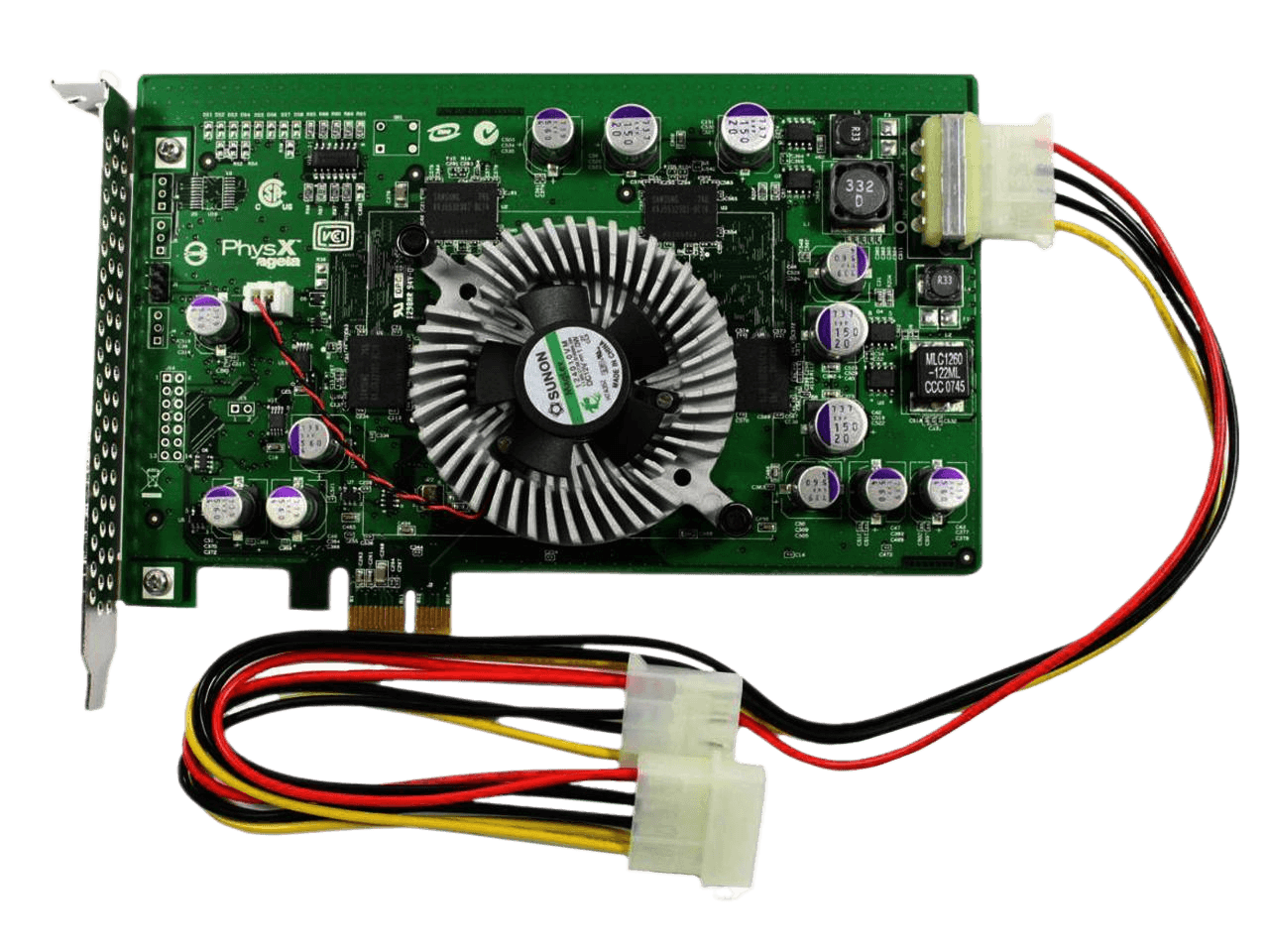 Dell NVIDIA Ageia PhysX 128MB DDR3 PCIe x1 Accelerator Video Card W056C