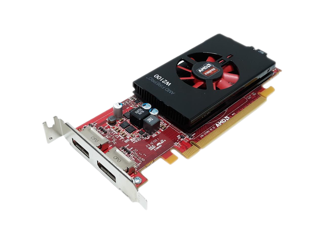 HP AMD FirePro W2100 2GB 128bit DDR3 PCI-E 3.0 Workstation Graphics Card 102C5790901 762896-002 854244-001