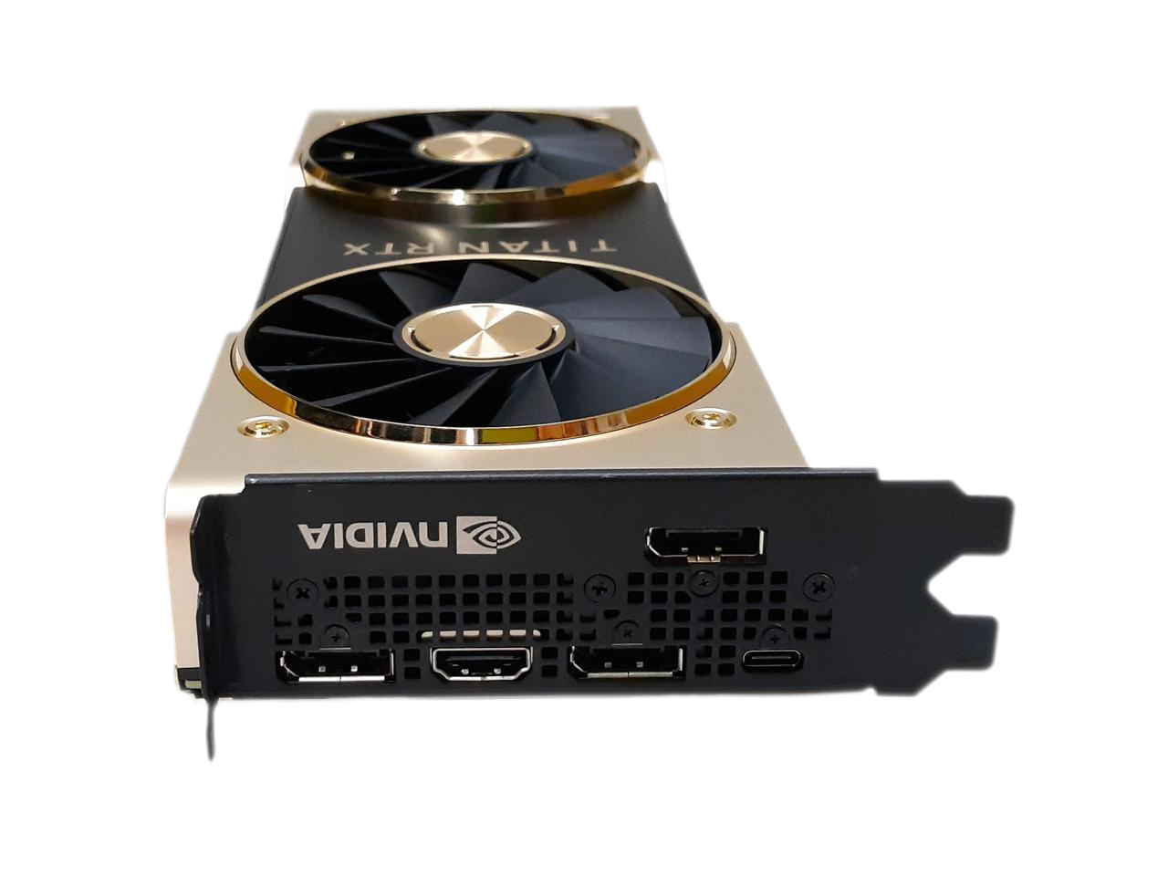 NVIDIA TITAN RTX Gold DirectX 12 SB 24GB 384-Bit GDDR6 HDCP Ready Video Card 900-1G150-2500-000