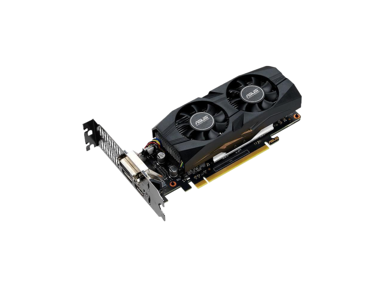 ASUS GF GTX 1650 4 GB GDDR5 PCIe 3.0 x16 low profile DVI HDMI Graphics Card GTX1650-O4G-LP-BRK-OC