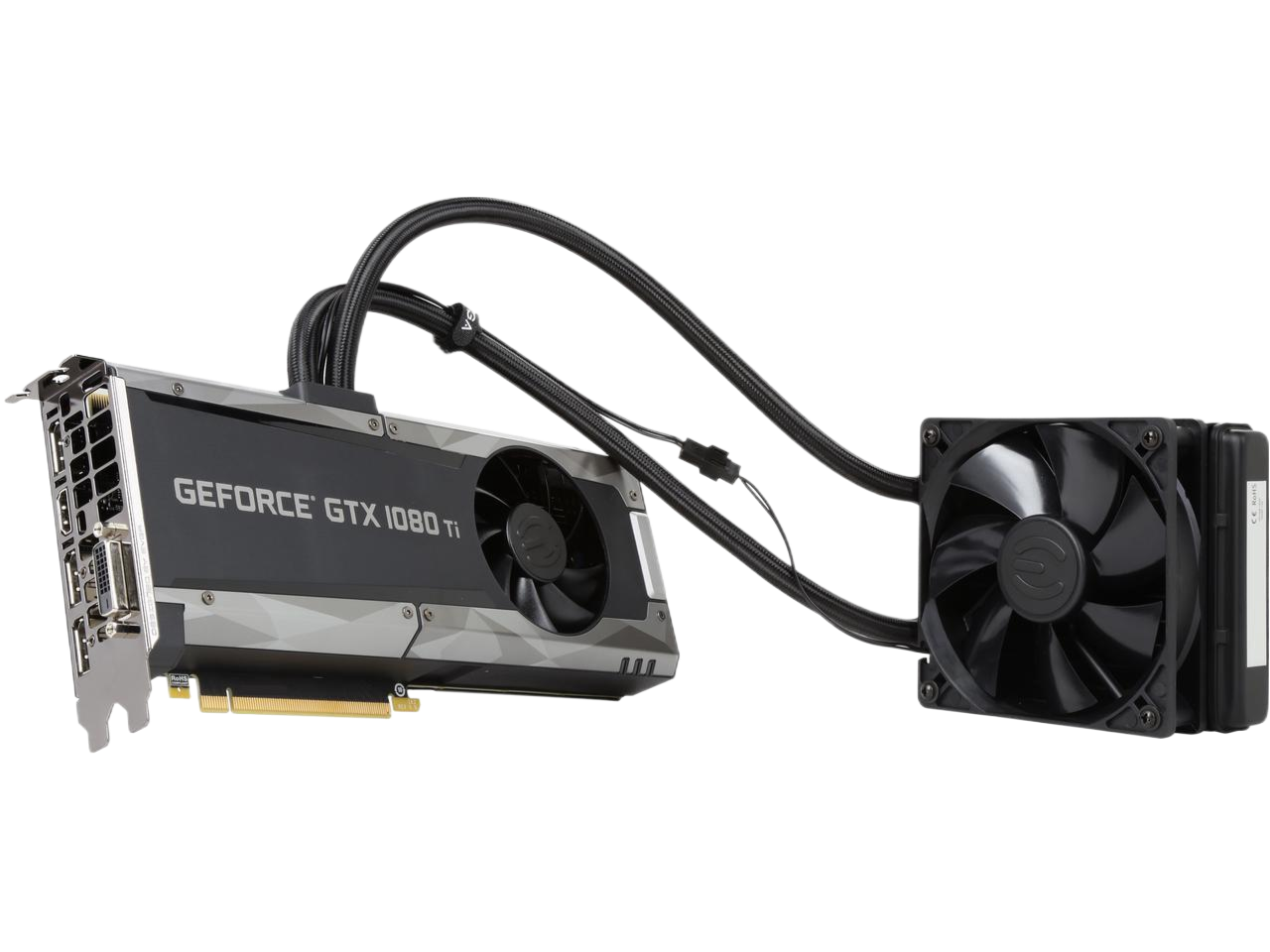 EVGA GeForce GTX 1080 Ti SC2 HYBRID GAMING 11GB GDDR5X HYBRID & LED iCX Technology - 9 Thermal Sensors Video Graphics Card 11G-P4-6598-KR