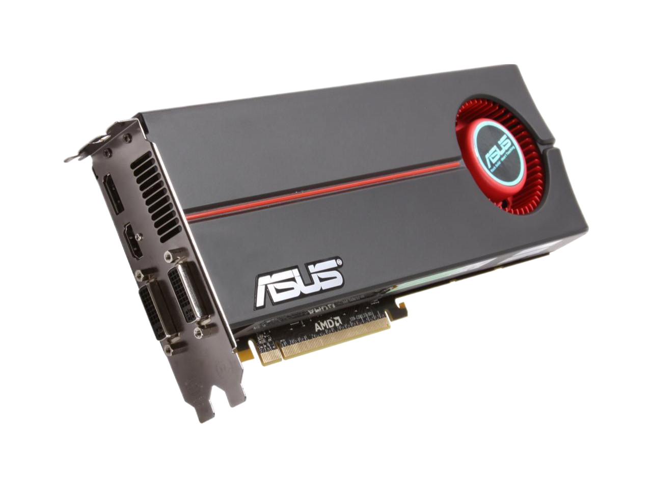 ASUS Radeon HD 5870 (Cypress XT) 1GB 256-bit GDDR5 PCI Express 2.0 x16 HDCP Ready CrossFire Supported Video Card w/ ATI Eyefinity EAH5870/G/2DIS/1GD5/A