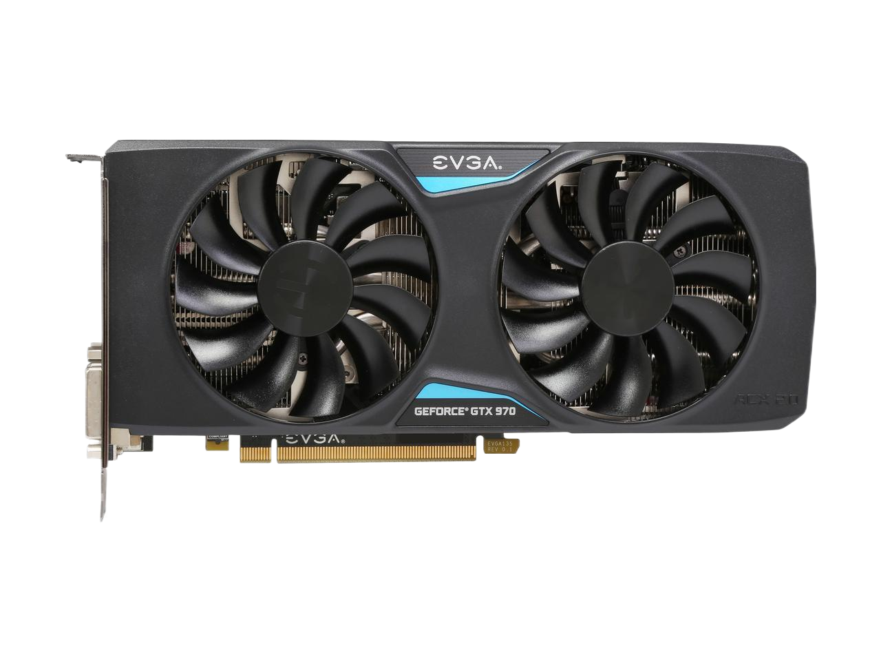 EVGA GeForce GTX 970 4GB SSC GAMING w/ACX 2.0+ Whisper Silent Cooling Graphics Card 04G-P4-3975-KR