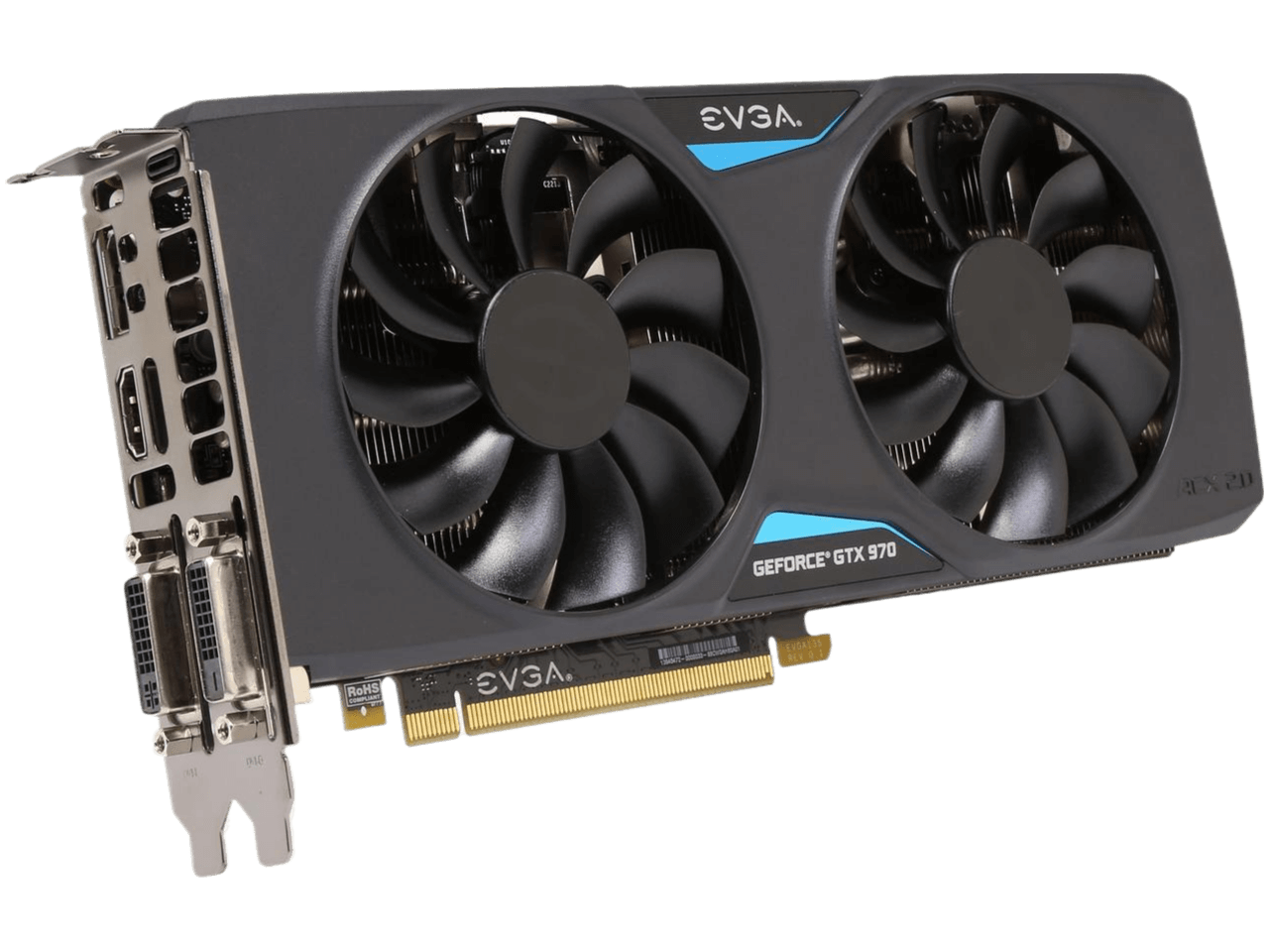EVGA GeForce GTX 970 4GB GDDR5 PCI Express 3.0 x16 SLI Support Video Card 04G-P4-3973-KR