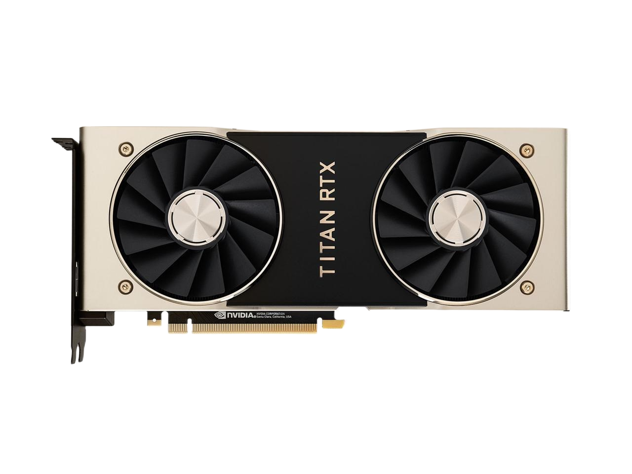 NVIDIA TITAN RTX Gold DirectX 12 SB 24GB 384-Bit GDDR6 HDCP Ready Video Card 900-1G150-2500-000