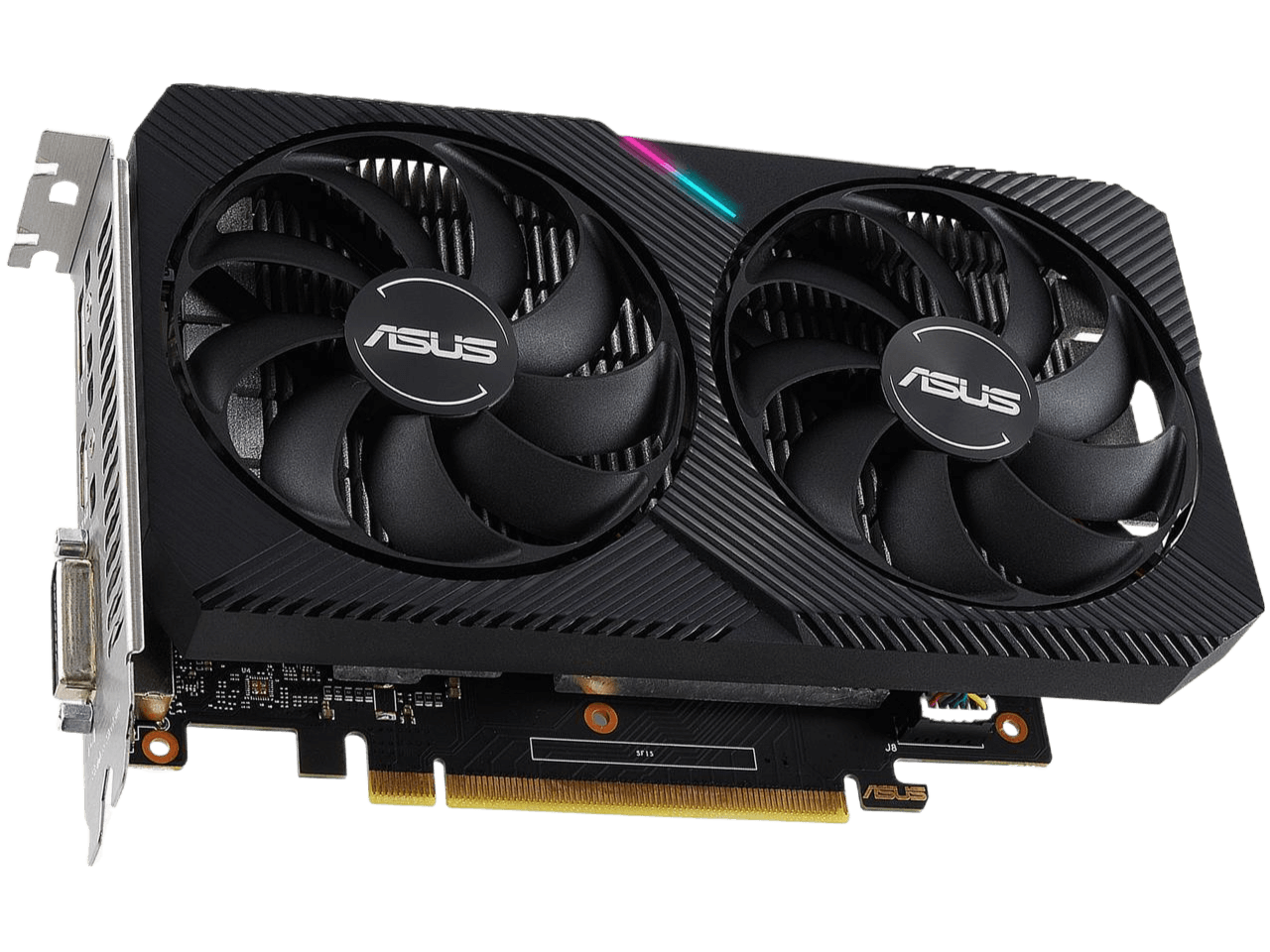 ASUS Dual GeForce GTX 1650 MINI OC edition 4GB GDDR6 mini Graphics Card DUAL-GTX1650-O4GD6-MINI