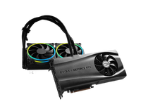 EVGA GeForce RTX 3090 FTW3 ULTRA HYBRID GAMING 24GB GDDR6X ARGB LED Metal Backplate Video Graphics Card 24G-P5-3988-KR